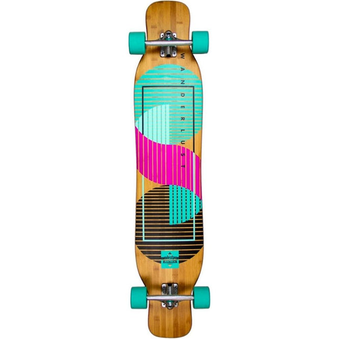 Wanderlust Teal/Purple 47" Longboard complet