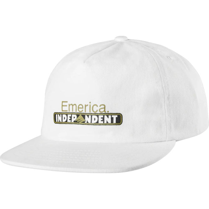 Indy Bar Casquette Snapback Blanc