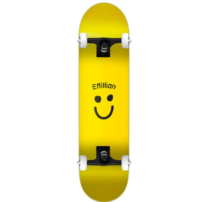 Smile Yellow 8.125" Skateboard complet