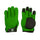 Gants à glissière en cuir violet