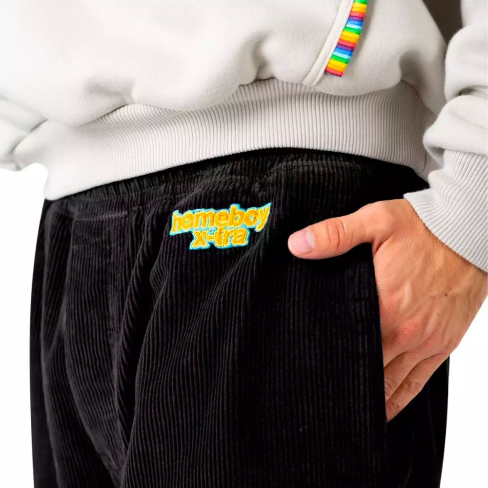 Pantalon de cordon baggy X-Tra plage noir