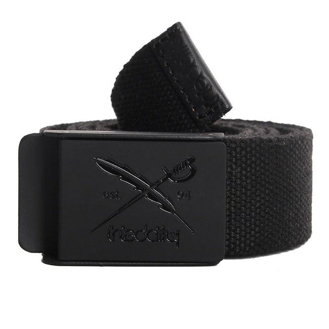 Ceinture caoutchouc drapeau noir