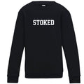 Kids Maxi Script Sweater Deep Black