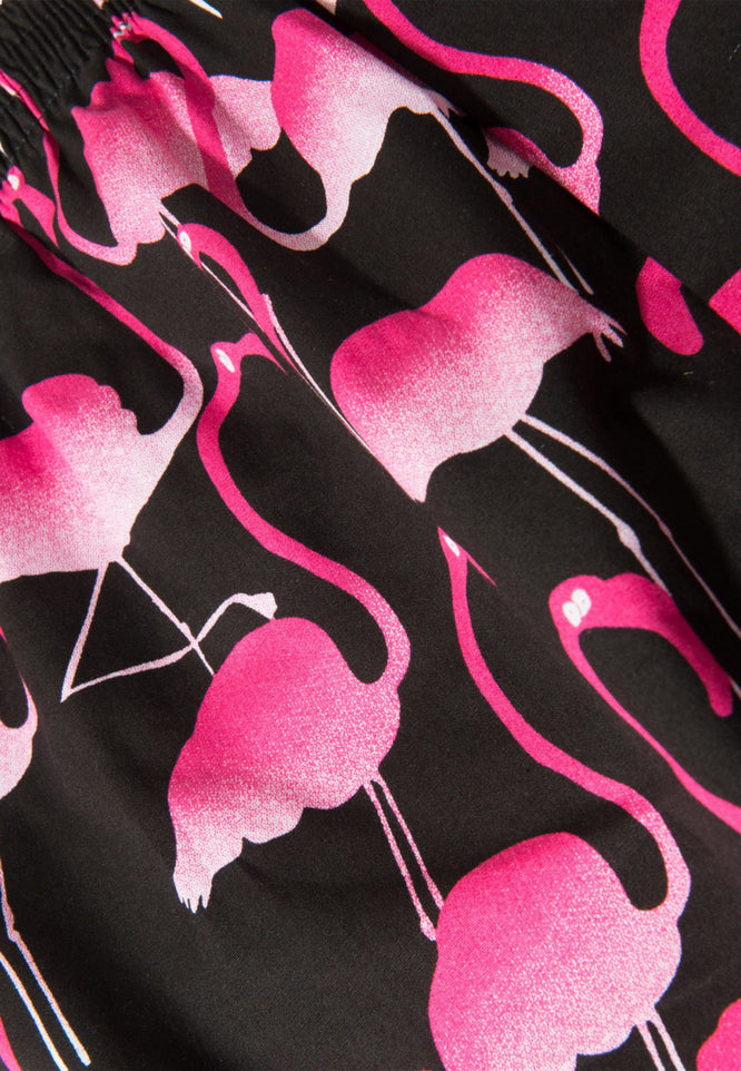 Boxer Flamingos Noir