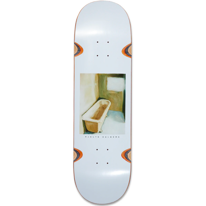 Hjalte Halberg Baignoire blanche WW 8,5" (en anglais) Skateboard Deck