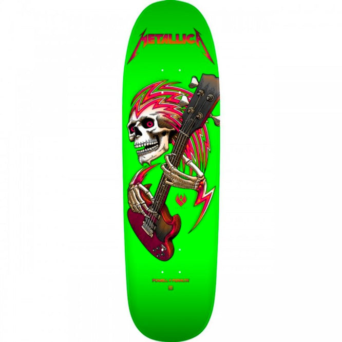 Metallica Collab Lime Green 9.26" (vert citron) Skateboard Deck