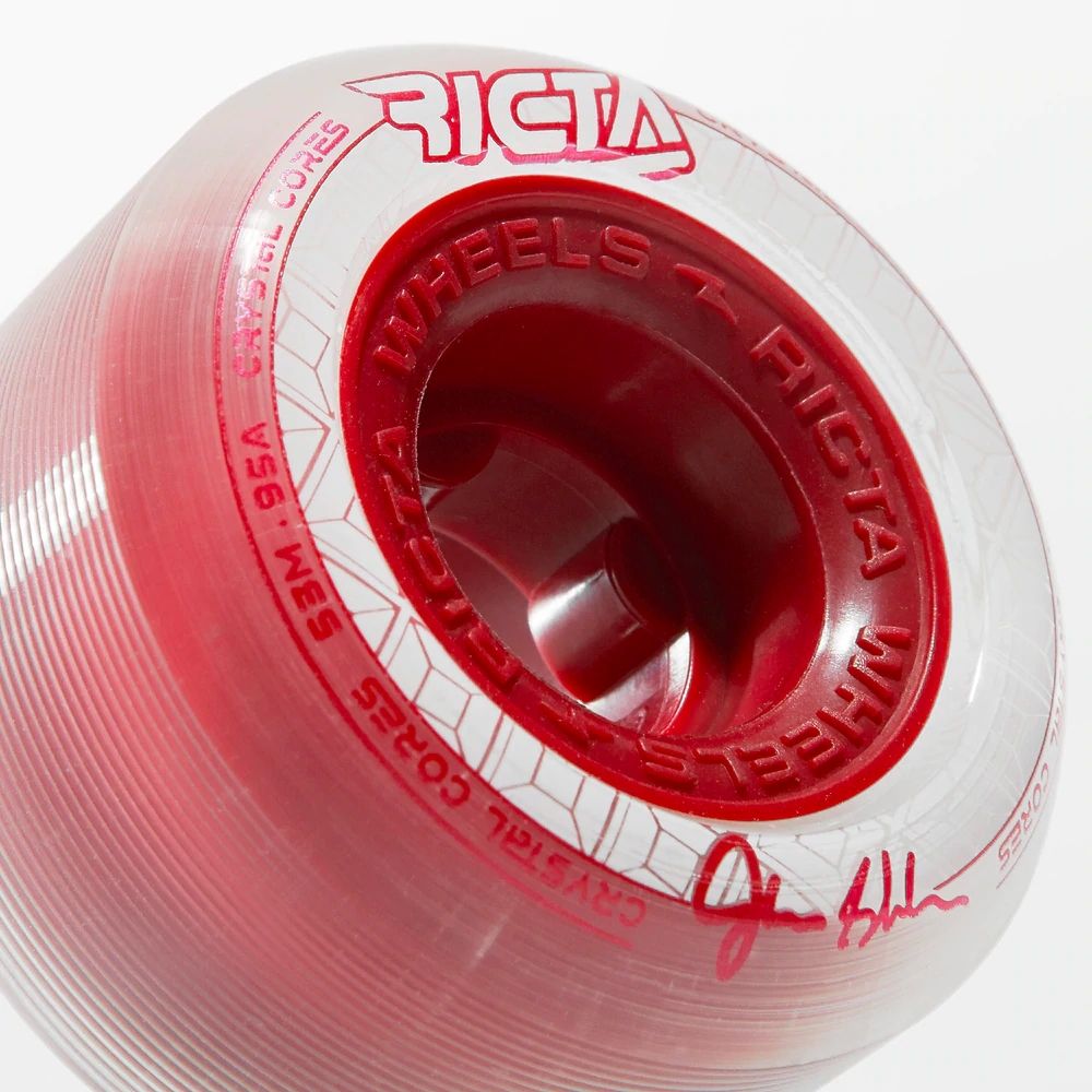 Shanahan Crystal Cores 95a 53mm Red/Clear Roues de Skateboard