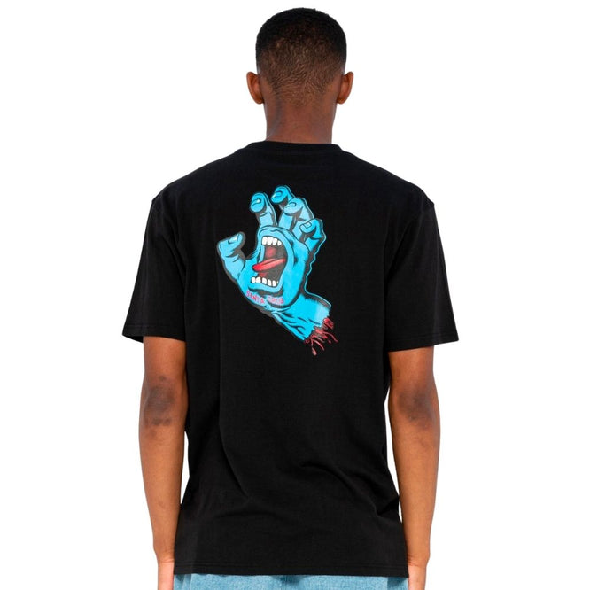 Screaming Hand Chest T-shirt noir