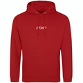 Sweat à capuche léger Script Noir
