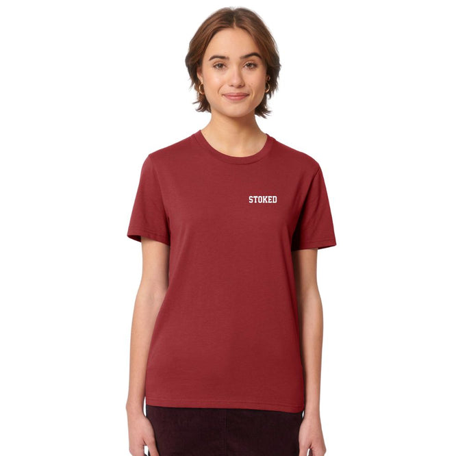 T-shirt Mini Script Rouge Terre