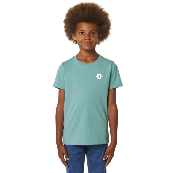 Mini T-Shirt Shield Kids Teal Montsera
