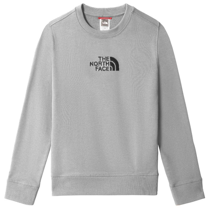 Drew Peak Light Crew Longsleeve Meld Grey