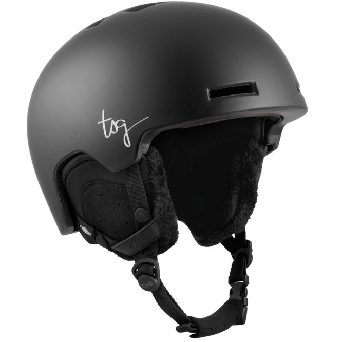 Womens Vertice Solid Helmet Satin Noir
