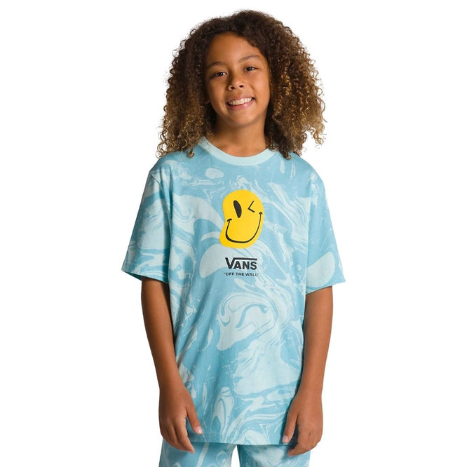 T-shirt Marbre Kids Blue Glow