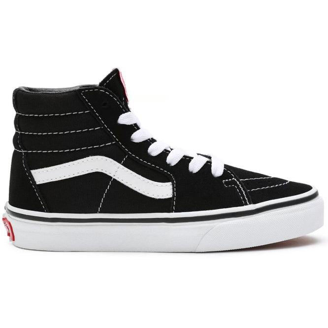 Skate Sk8-Hi noir/blanc véritable pour enfants