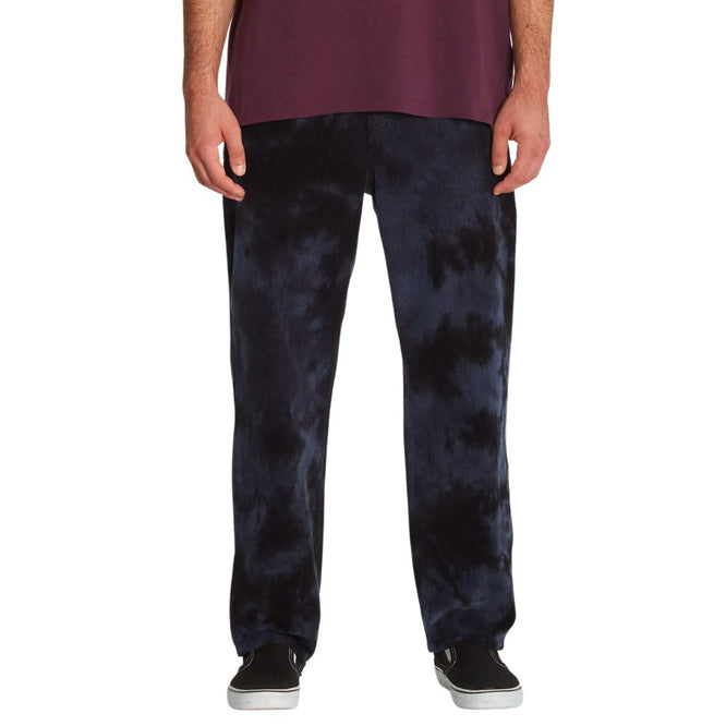 Pantalon en velours côtelé espacé extérieur Tie Dye